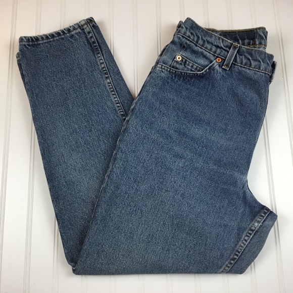 VERY RARE VINTAGE LEVI’S 950 Orange Tab Relaxed Fit Tapered Leg Jeans - Picture 5 of 15